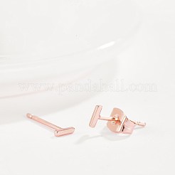 Brass Stud Earrings&nbsp;EJEW-BB35390-RG