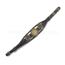 Imitation Leather Bracelet Making&nbsp;MAK-R024-03