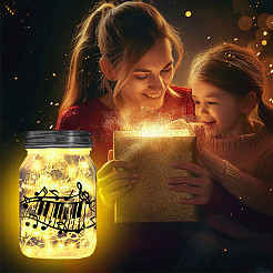 シルエット紙  照明装飾用  ペーパーカットライトボックス  人魚  楽器  150x170mm  4個/セット&nbsp;AJEW-WH0529-020