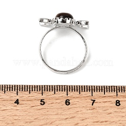 Gemstone Moon Adjustable Ring&nbsp;G-E150-05P
