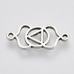 Tibetan Style Alloy Links connectors&nbsp;X-TIBEP-S319-050F-RS