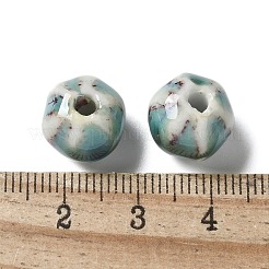 Vintage Porcelain Pumpkin Beads&nbsp;PORC-L080-H03