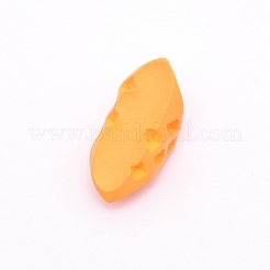 樹脂カボション  模造食品  穴がない  パン  オレンジ  27x12.5x12.5mm&nbsp;RESI-CJC0001-83