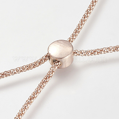 Brass Slider Bracelets Making Bracelet Making&nbsp;KK-T014-140RG