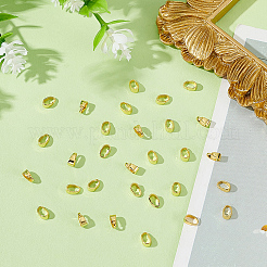 真鍮のスナップオンペンダントベイル  18KGP本金メッキ  6x2.5x4mm  30pc&nbsp;KK-LP0001-20B