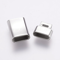 変色しにくい304ステンレススチール製バヨネット留め具  長方形  ステンレス鋼色  24x12.5x5.5mm  穴：3x11mm&nbsp;STAS-E144-141P