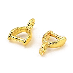 Rack Plating Brass Ice Pick Pinch Bails&nbsp;KK-Z030-05A-G