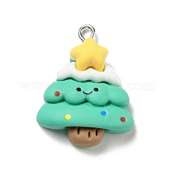 Christmas Opaque Resin Pendants&nbsp;RESI-G043-A07
