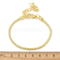 Brass Snake chains Bracelets&nbsp;BJEW-S158-16G