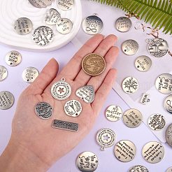 40Pcs 20 Style Tibetan Style Alloy Pendants&nbsp;TIBEP-SZ0001-03