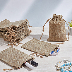 Linen Drawstring Bags&nbsp;ABAG-WH0032-120