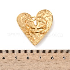 304 Stainless Steel Cuff Rings&nbsp;RJEW-D306-16G