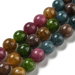 Natural Green Jade Imitation Tourmaline Beads Strands&nbsp;G-B046-08D