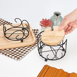 2Pcs 2 Style Iron Cup Mat Frame&nbsp;AJEW-FG0001-43