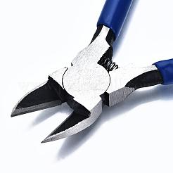 鋼のアクセサリーのペンチ  サイドカッティングプライヤー  サイドカッター  ブルー  150x115x10mm&nbsp;PT-R012-01
