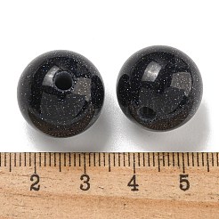 Synthetic Blue Goldstone Beads&nbsp;G-G147-01N