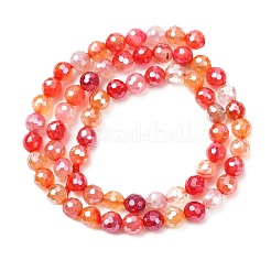 Natural Banded Agate Beads Strands&nbsp;G-B191-A01-6mm