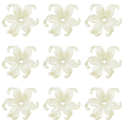 80Pcs Opaque Acrylic Bead Caps&nbsp;OACR-PA0001-21