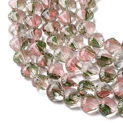 Inner Flower Handmade Lampwork Beads Strands&nbsp;LA-CBA3F7A-02A