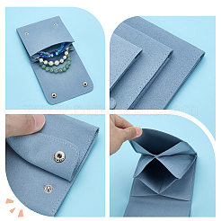 3Pcs 3 Styles Microfiber Flip Jewelry Bags&nbsp;ABAG-AR0001-06B