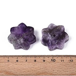 天然アメジスト香炉  ハスの花  香立て  ホームオフィス茶屋禅仏教用品  31~33x8~9mm  穴：2.5~3mm&nbsp;G-N345-11C