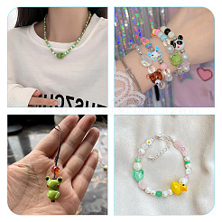 24Pcs 12 Style Handmade Bumpy Lampwork Beads Strands&nbsp;LAMP-KS0001-03