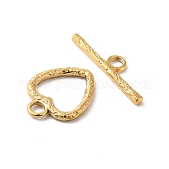 イオンプレーティング（IP）304ステンレススチールマンテル  ハート  18KGP本金メッキ  ハート：16.5x13.5x2mm  穴：3mm  バー：22x6x2mm  穴：3mm.&nbsp;STAS-H212-11G