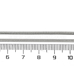 2mm Rack Plating Brass Herringbone Chain Necklaces for Women Men&nbsp;MAK-L044-20P