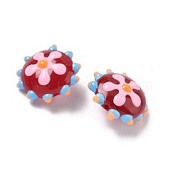 Baking Paint Glass Enamel Beads&nbsp;LAMP-S080-03D
