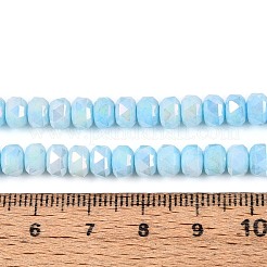 Anti-Tarnish Electroplate Glass Beads Strands&nbsp;GLAA-T025-6mm-11B
