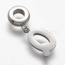 304 Stainless Steel European Dangle Charms&nbsp;STAS-F042-Q