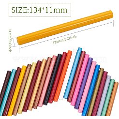 シーリングワックススティック  レトロなビンテージワックスシーリングスタンプ用  コラム  ミックスカラー  134x10.5~11mm  1pc /カラー  25個/セット&nbsp;DIY-CP0001-19