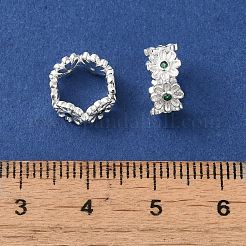 カドミウムフリー＆鉛フリー  ラックめっき  長持ちメッキ  グリーン  11.5x10x5mm  穴：7x8mm&nbsp;KK-B088-01C-01S