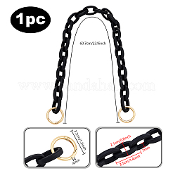 Resin Cable Chain Bag Chains&nbsp;FIND-WH0139-908B