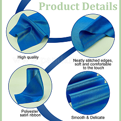 Polyester Satin Ribbon&nbsp;OCOR-WH0105-015A