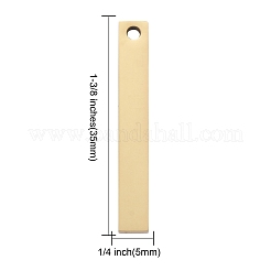 304 Stainless Steel Four Sides Engraved Pendants&nbsp;STAS-I140-30A-G
