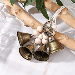 Iron Bell Pendant Decoration&nbsp;HJEW-JM02256