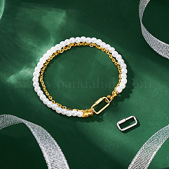 2Pcs 2 Colors 925 Sterling 2Pcs 2 Colors 925 Sterling Silver Locking Carabiner&nbsp;STER-GA0001-04B