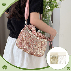 Polyester Fringe Lace Trim&nbsp;DIY-WH0671-008A