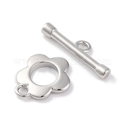 Rack Plating Eco-Friendly Brass Toggle Clasps&nbsp;KK-S403-14P