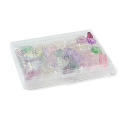 60Pcs 6 Colors Transparent Glass Bead Strands&nbsp;EGLA-FS0001-44