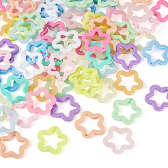 55Pcs 11 Colors Opaque Acrylic Pendants&nbsp;MACR-TA0002-46
