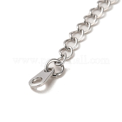 Rack Plating Brass Curb Chain Extender&nbsp;KK-Q807-11P