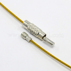 201 Stainless Steel Wire Necklace Cord&nbsp;TWIR-SW001-6