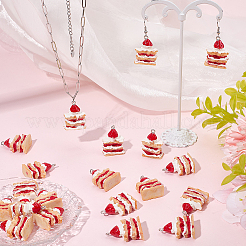 20Pcs Opaque Resin Pendants&nbsp;RESI-SC0036-49
