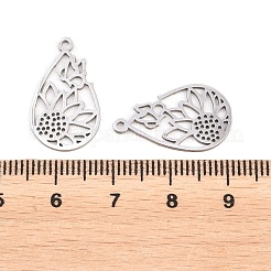 Buddhist 304 Stainless Steel Pendants&nbsp;STAS-E521-06A-P