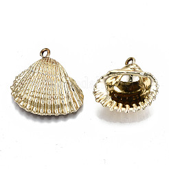 Electroplate Natural Shell Pendants&nbsp;SHEL-S266-22