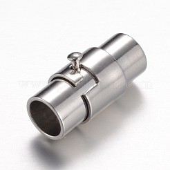 Brass Locking Tube Magnetic Clasps&nbsp;LS-MC077