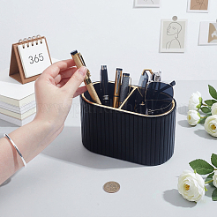 Desktop Leather Pen Pencil Holder&nbsp;CON-WH0110-343