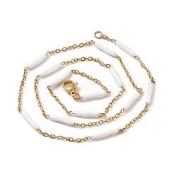Enamel Bar Link Chain Necklace&nbsp;STAS-B025-02G-05
